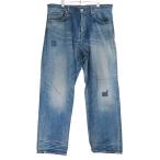 ショッピングfit uniform experiment ユニフォームエクスペリメント 25SS DAMAGED REGULAR FIT JEANS UE-250014 ダメージド レギュラーフィット ジーンズ デニムパンツ サイズ4