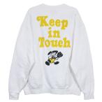 ショッピングtouch VERDY ヴェルディ x Kit Gallery キット ギャラリー KEEP IN TOUCH SWEAT CREW スウェット クルーネック トップストレーナー ホワイト サイズXL