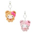 マスコットキーホルダー ギャルクマ ハローキティ ピンク ギャルクマ ハローキティ イエロー ヒョウ柄