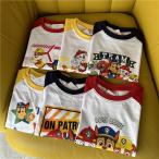 パウパトロール 子供服 Tシャツ キッズ 可愛い 綿100% 丸首 半袖Tシャツ 男の子 女の子 夏 春 子ども服 トップス プリントTシャツ