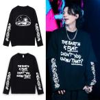 送料無料◆2025新品 BTS(防弾少年団) グッズ suga 釜山コンサート 薄め仕様 韓流グッズ 長袖 春秋 コ ート 男女 応援服 打歌服 長袖 Tシャツ 通気 吸汗