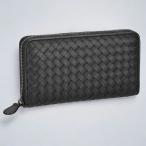 本日+16倍 ボッテガ・ヴェネタ 長財布 メンズ ブランド BOTTEGA VENETA イントレチャート 275064 V3UN1 1275 ブラック