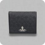 ヴィヴィアン ウエストウッド 二つ折り財布 レディース ブランド Vivienne Westwood エンボスドナッパ ロゴ 51150031W L003E N403 BLACK