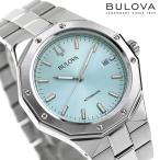 ブローバ クラシック 自動巻き 腕時計 ブランド メンズ BULOVA 96B462 アナログ アイスブルー