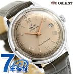 本日は+16倍 オリエント クラシック バンビーノ Orient Bambino 自動巻き 腕時計 ブランド メンズ ORIENT CLASSIC RN-AC0025N アナログ ベージュ グレー
