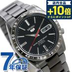 セイコー5 逆輸入 海外モデル 自動巻き 機械式 腕時計 ブランド メンズ 黒い稲妻 セイコー ファイブ SEIKO SNKE03K1 オールブラック 黒