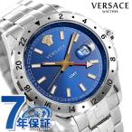 ヴェルサーチ 時計 メンズ 腕時計 ヘレニウム GMT 42mm VE1100119 VERSACE ヴェルサーチェ ブルー