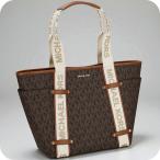 マイケル・コース トートバッグ レディース ブランド MICHAEL KORS レザー 38S4G5VT3B 227 ダークブラウン/ホワイト