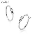 コーチ ピアス レディース ブランド COACH フープ 両耳用 408160 RHO 030 シルバー アクセサリー
