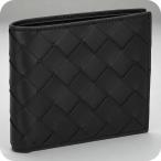 ボッテガ・ヴェネタ 二つ折り財布 メンズ ブランド BOTTEGA VENETA 605721-V3US1 8803 ブラック