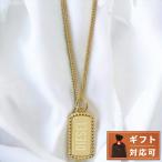 本日+6倍 ディーゼル DIESEL DX1456710 ロゴ ドッグタグ プレート ネックレス ペンダント ステンレススチール ゴールド メンズ アクセ プレゼント 実用的
