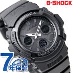 5/5はさらに+10倍 gショック ジーショック G-SHOCK ブラック 電波 ソーラー AWG-M100B-1ACR アナデジ 腕時計 ブランド オールブラック 時計 カシオ メンズ