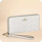 本日+6倍 コーチ 長財布 レディース ブランド COACH CW778 ホワイト