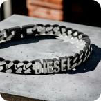 ショッピングdiesel ディーゼル ブランド ブレスレット メンズ レディース DIESEL ステンレススチール DX1386040 ブラック シルバー アクセサリー おしゃれ プレゼント ギフト