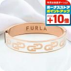 フルラ バングル レディース ブランド ARCH BANGLE Lサイズ ステンレススチール FJ0125BTL ホワイト ピンクゴールド アクセサリー