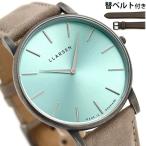 エルラーセン 時計 オリバー 39mm 日本上陸5周年記念 限定モデル メンズ 腕時計 ブランド LL147OTECSTMS ティール グレージュ 父の日 プレゼント 実用的
