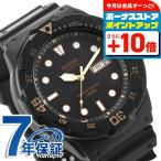 カシオ CASIO チプカシ チープカシオ 腕時計 デイデイト クラシック 海外モデル オールブラック オレンジ CASIO MRW-200H-1EVDF