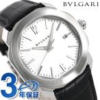 ブルガリ 時計 オクト ローマ 41mm 自動巻き 機械式 メンズ 腕時計 ブランド OC41C6SLD ホワイト ブラック 父の日 プレゼント 実用的