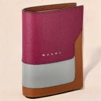 マルニ 二つ折り財布 レディース ブランド MARNI PFMOQ14U13-LV520 パープル/グレー/ブラウン