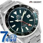 オリエント スポーツ マコ GMT 自動巻き 腕時計 ブランド メンズ ORIENT SPORTS RN-BC0002E アナログ ブルーグリーン