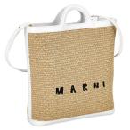 ショッピングマルニ マルニ ハンドバッグ レディース ブランド MARNI SBMP0179Q0-P3860 Z0T01 ベージュ/ホワイト