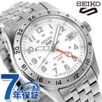 セイコー5 スポーツ フィールド GMT スポーツ スタイル 自動巻き 腕時計 ブランド メンズ Seiko 5 Sports Field Series SBSC009 ホワイト