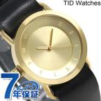 Yahoo! Yahoo!ショッピング(ヤフー ショッピング)ティッドウォッチ 時計 36mm No.1 レザー TID01-36 GD BK 腕時計 ブランド メンズ プレゼント 実用的