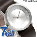 4/28はさらに+10倍 ティッドウォッチ 時計 36mm No.1 レザー TID01-36 SV W 腕時計 ブランド メンズ