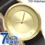 ティッドウォッチ 時計 40mm No.1 レザー TID01-GD W 腕時計 ブランド メンズ プレゼント 実用的