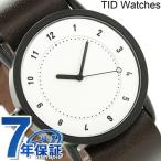 Yahoo! Yahoo!ショッピング(ヤフー ショッピング)ティッドウォッチ 時計 40mm No.1 レザー TID01-WH W 腕時計 ブランド メンズ プレゼント 実用的