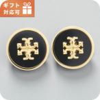 トリーバーチ ピアス レディース ブランド TORY BURCH 90547 TORY GOLD-BLACK アクセサリー