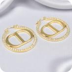 中古 ディオール ピアス レディース ブランド Dior CD90620 ゴールド アクセサリー