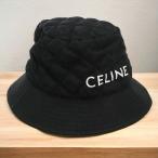 中古 セリーヌ バケットハット メンズ ブランド CELINE ナイロン 2AUB0930C 38NO ブラック 帽子