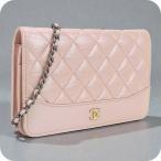 中古 シャネル チェーンウォレット 