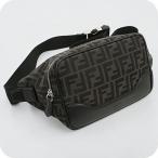 中古 フェンディ ボディバッグ メンズ ブランド FENDI ズッカ 7VA526 ブラック
