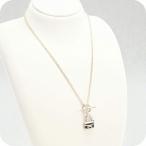 中古 エルメス ネックレス レディース ブランド HERMES アミュレット コンスタンス ネックレス シルバー アクセサリー