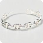 中古 エルメス バングル ユニセックス ブランド HERMES シェーヌダンクル アンシェネ ブレスレット シルバー ジュエリー・アクセサリー