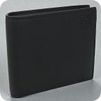 ショッピングLOEWE 中古 ロエベ 二つ折り財布 メンズ ブランド LOEWE アナグラム バイフォールド ウォレット ブラック 財布