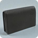  б/у Loewe футляр для визитных карточек мужской бренд LOEWE дыра грамм бизнес карта держатель черный мелкие вещи 