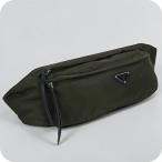  б/у Prada сумка "body" женский бренд PRADA треугольник Logo 1BL011 хаки 