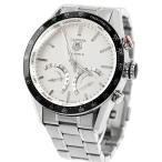 中古 タグ・ホイヤー TAG Heuer カレラ キャリバーS クォーツクロノグラフ 1/100秒 パーペチュアルカレンダー CV7A13.BA0795 腕時計 メンズ