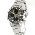 中古 タグ・ホイヤー TAG Heuer カレラ タキメーター クロノグラフ ムーンパール 世界限定3000本 ブラックシェル CV201P.BA0794 腕時計 メンズ