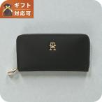 トミーヒルフィガー TOMMY HILFIGER POPPY TH LARGE ZA 長財布 AW0AW15642BDS-BLACK-GOLD レディース