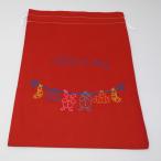 Yahoo! Yahoo!ショッピング(ヤフー ショッピング)巾着袋　かわいい刺繍入　ベトナム雑貨　レッド　Childrensbag