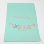 Yahoo! Yahoo!ショッピング(ヤフー ショッピング)巾着袋　かわいい刺繍入　ベトナム雑貨　エメラルドグリーン　タイプ１　Childrensbag