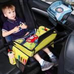 チャイルドシート テーブル 折り畳み 車載 子供用 チャイルドトレイ ベビーテーブル 簡易テーブル ポケット ベルト付き 多機能 トレー 作業台 収納 ###車机###