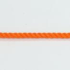 クレモナロープ 太さ6mm　オレンジ・化繊・締太鼓・紐締用ロープ・1m単位での販売