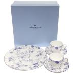 未使用品 ウェッジウッド WEDGWOOD ブループラム カップ&ソーサー / プレート