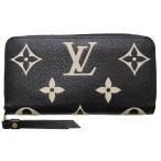 ショッピングモノグラム ルイヴィトン LOUIS VUITTON バイカラー モノグラム・アンプラント ジッピー・ウォレット M80481 ラウンドファスナー長財布