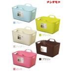 ハッピーバケット　角S型　【５色】ランドリー/餌入れ/収納リットル/バケツ/ランドリー/ゴミ箱/ごみ箱/ダストBOX/くずかご/キッチン/ダストボックス/